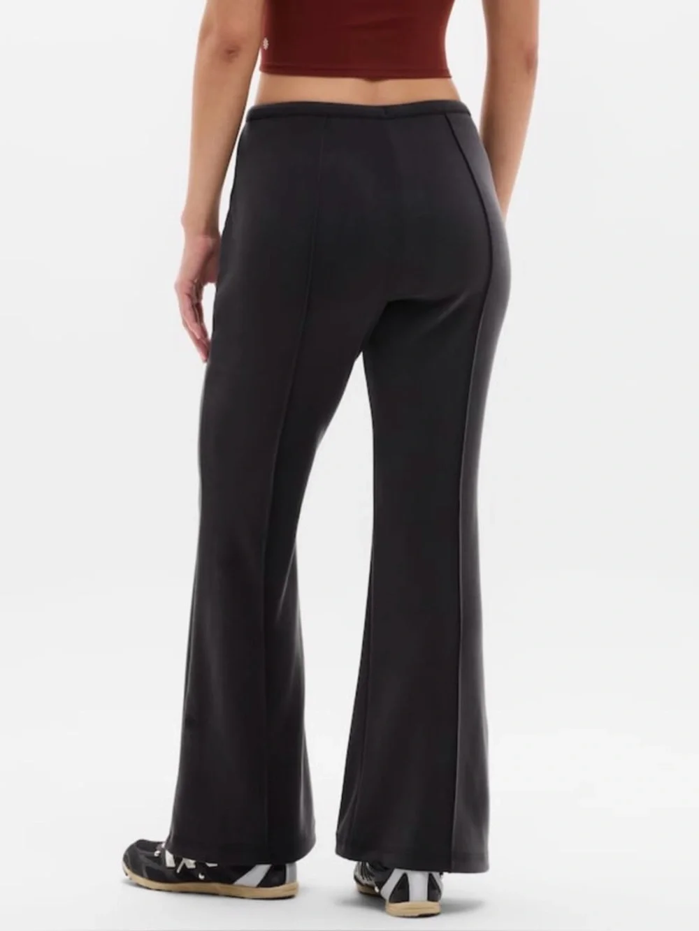 NWT Athleta Seasoft Black Pintuck Pant Sz Medium